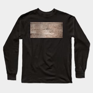 Grunge metal texture Long Sleeve T-Shirt